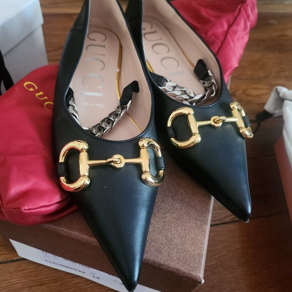 Gucci pointy mary janes